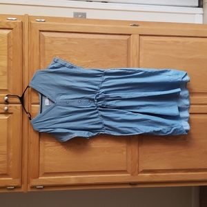 Denim Short Sleeve Dress